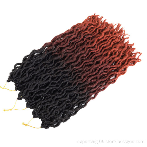 synthetic wavy Gypsy locs Hair nu Soft faux locs crochet jumbo crotchet hair Gypsy locs